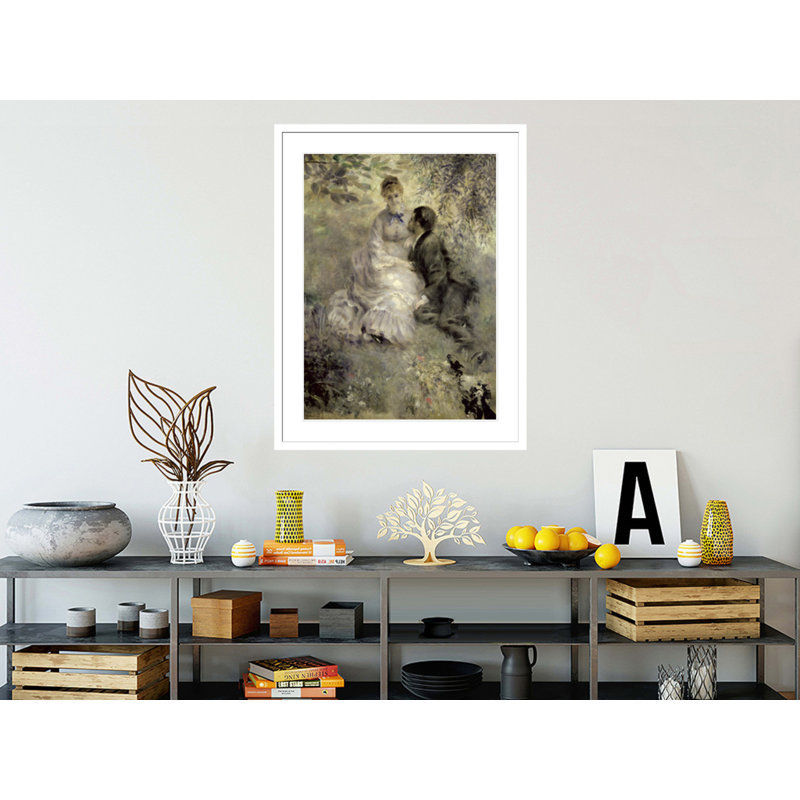 «The Lovers» par Pierre-Auguste Renoir, impression giclée encadrée, H 21,75 po x l 17,31 po
