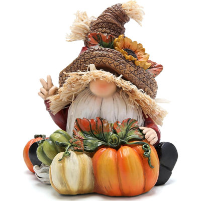 Fall Thanksgiving Pumpkin Gnomes Decorations Handmade Swedish Tomte Elf For Fall Decor Gift - Thanksgiving Party Home Gnomes Decor - Autumn Gifts