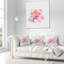 Coussin d’esquisse flowerswork jolie rose aquarelle-29894928-29894932