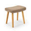Upholstered With Footstool Armchair-135664581