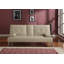 Comerford 3 Seater Faux Leather Sofa Bed-36406048-89989734