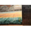 Tapis traditionnel vibrant Gabbeh 4 x 6 avec motifs d'animaux tribaux