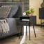 Laffoon 35cm W Steel Bedside Table