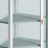 Wall-Mounted Corner Cabinet with Glass Doors – 4-Tier Space-Saving Storage for Bathroom, Living Room & Bedroom | Modern Rust-Resistant Design