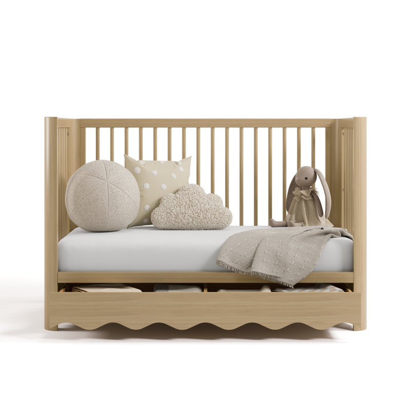 Casablanca 5-In-1 Convertible Crib With Mattress, Driftwood