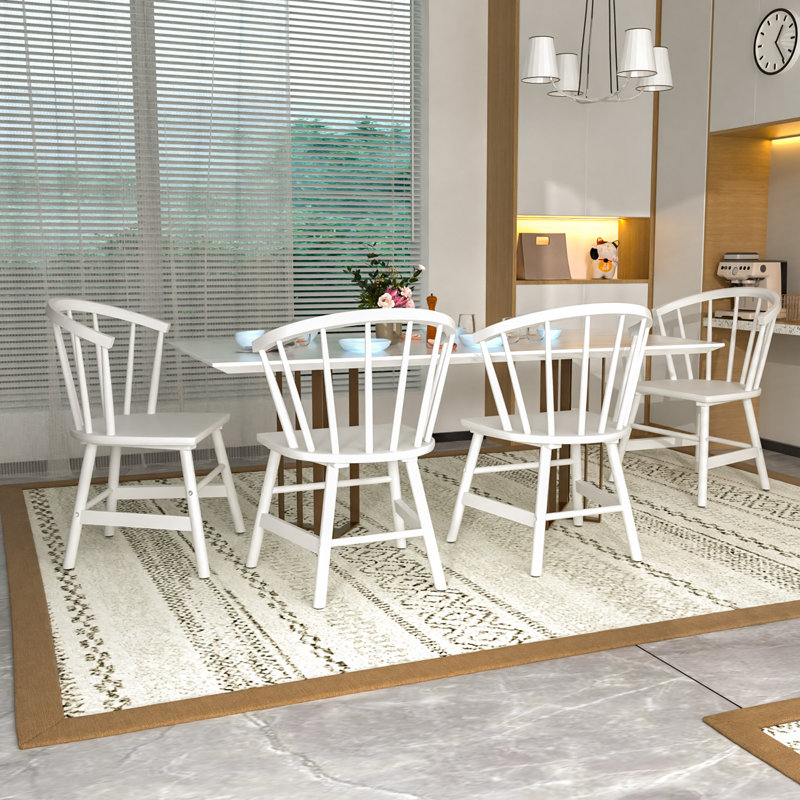 Chaise d'appoint Cerelly Windsor, Blanc