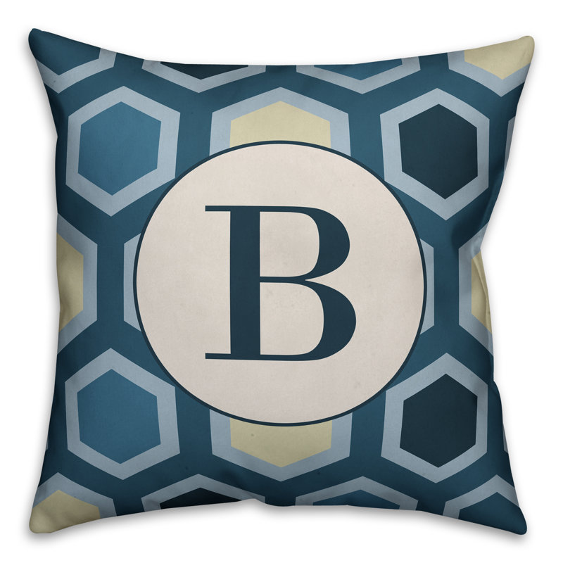 Geometric Reversible Throw Pillow, B