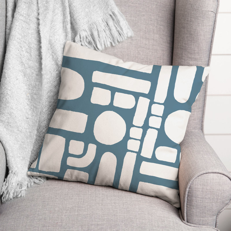Coussin décoratif intérieur / extérieur, Bleu