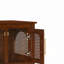 Armoire pour chien avec cage en bois d'hévéa Lars-2198422