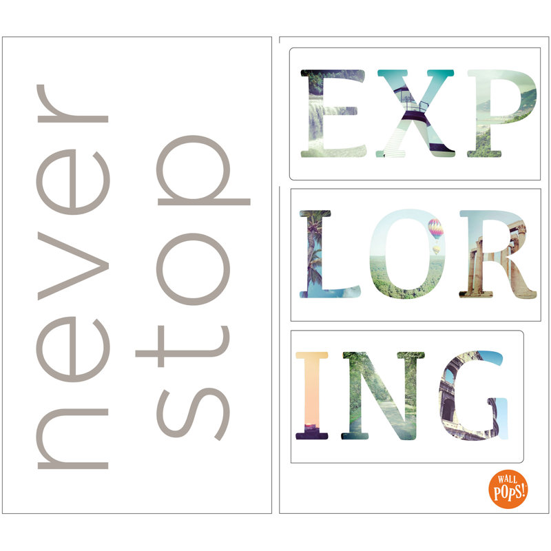 Kerk Text & Numbers Non-Wall Damaging Wall Decal