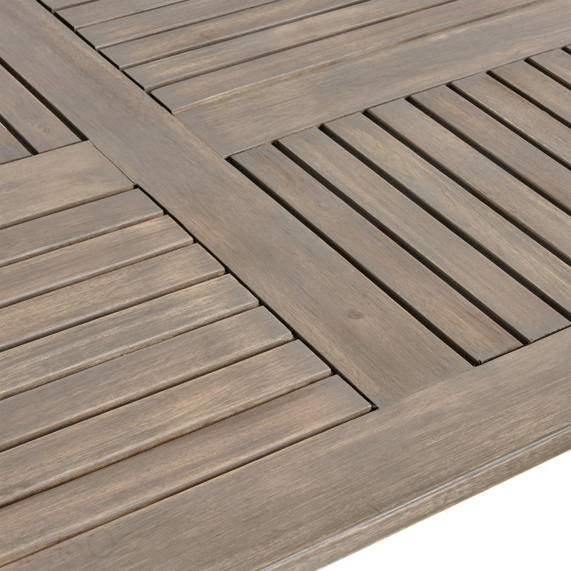 Table de salle à manger en bois d'acacia 70 "