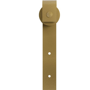 Premium J-Strap Roller Hanger Steel Single Door Barn Door Hardware Kit Standard Single