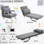 Versatile Convertible Sofa Chair with Adjustable Backrest and Comfortable Upholstery for Relaxation