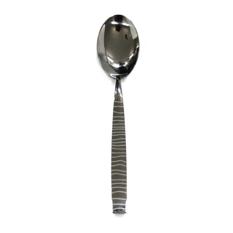 Tigre Table Spoon - 12 Pieces, Oro-nero