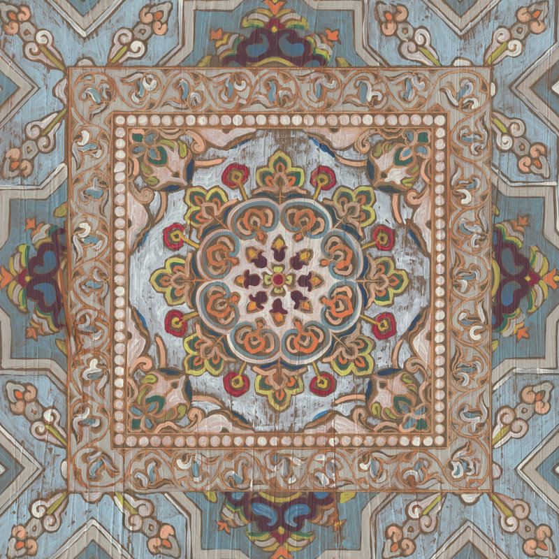 Boho Textile II, H 20 po x l 20 po