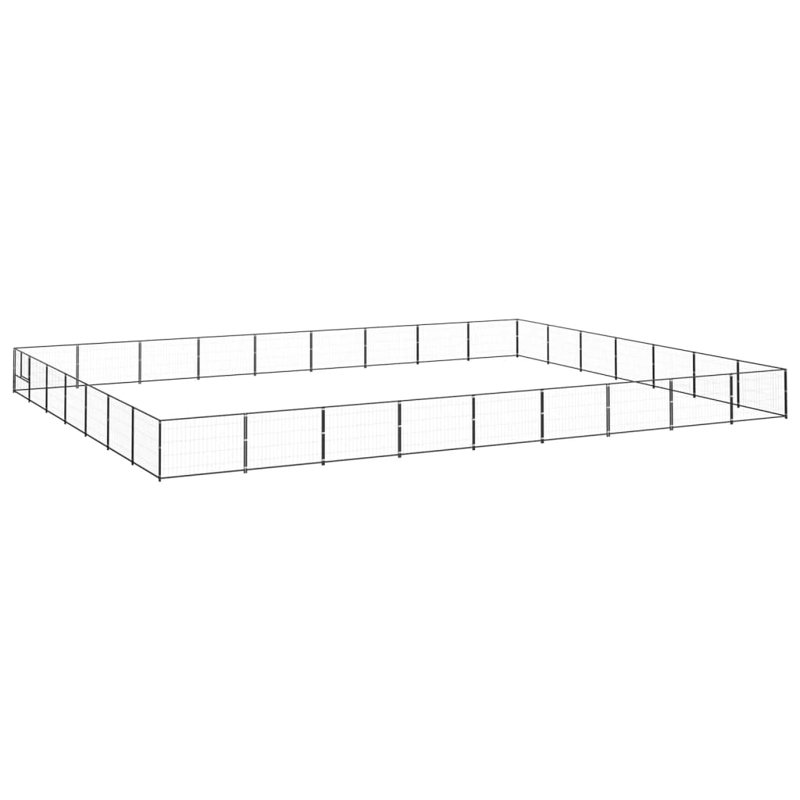 Hudson Steel Exercise Pen With Door, Black, 70cm H x 900cm W x 700cm D