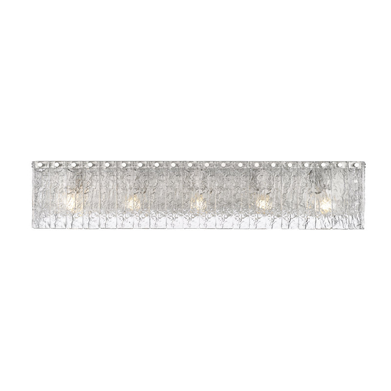 Timeothy 5 Light Vanity, Brushed Nickel
