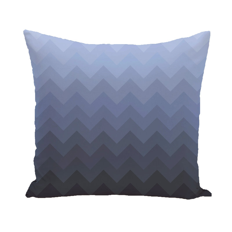 Stripe A Balance Chevron Reversible Throw Pillow, Blue, 20" x 20"
