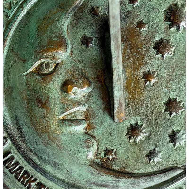 Cadran solaire lune et étoiles