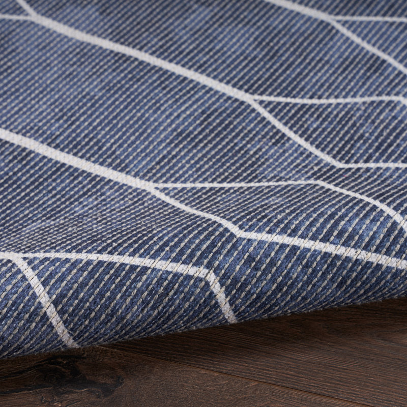 Tapis bleu marine Pymble, Rectangle 2 pi x 3 pi 9 po