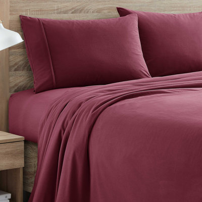 Sweet Home Collection Ultra Soft Microfiber Flannel Sheet Set