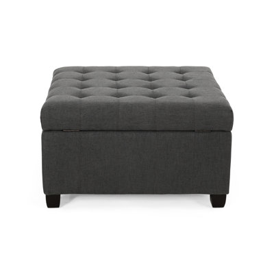 Dark Gray Storage With Practical Design - 31.32"X31.32"X18.52 Comfortable Seating