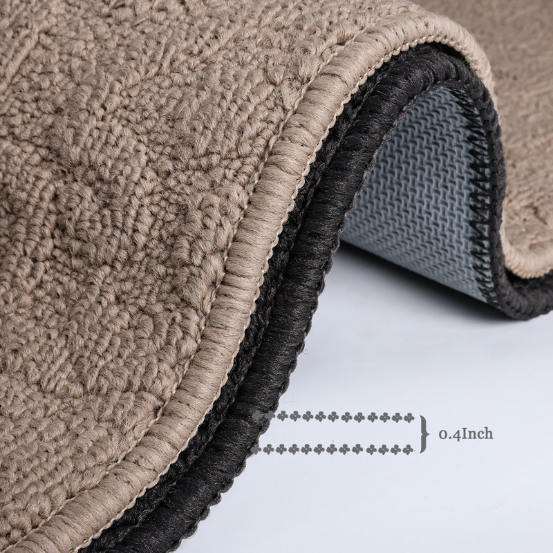Non-Slip Doormat, 38.1cm W x 61cm L, Dark Grey