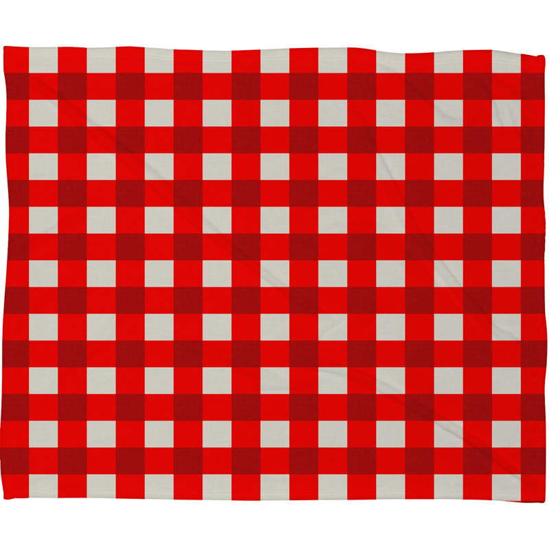 Jeté en molleton Holli Zollinger Gingham, Grand