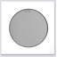 Grand miroir rond de 24 pouces avec cadre en verre et en aluminium sans cuivre pour des reflets clairs et un décor moderne