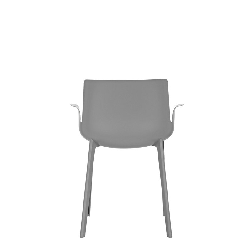 Outdoor Dining Armchair, Gray