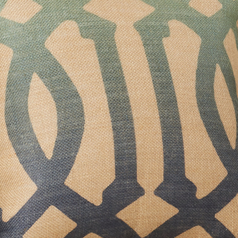 Trellis Geometric Throw Pillow