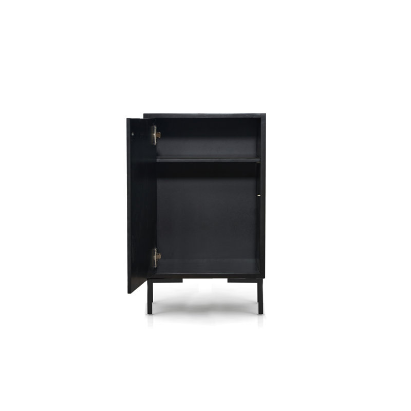 Acil 40cm W Solid Wood Bedside Table