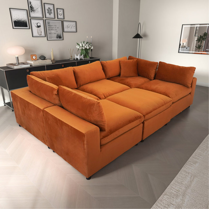 Luxueux canapé modulaire pour des réunions confortables et des moments en famille