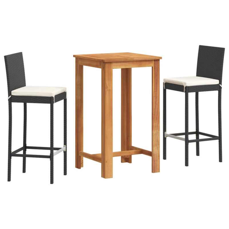 Patio Dining Set with Square Table