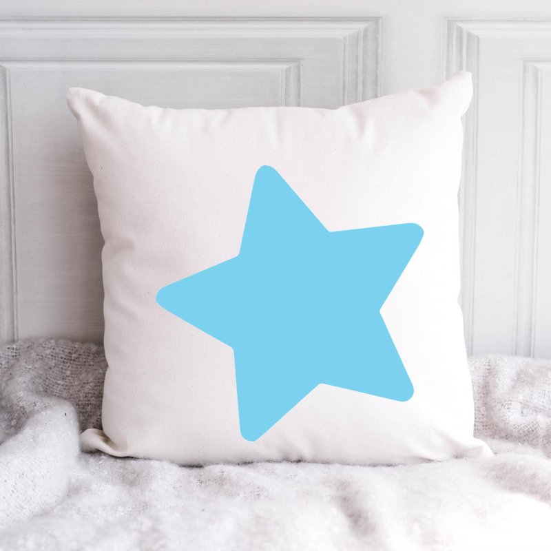 Nautical Sea Life_388 - Coussin décoratif en polyester, H 18 po x l 18 po