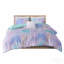 Ensemble d'édredon à imprimé de teinture sur nœuds double / grand avec coussin décoratif-133140017