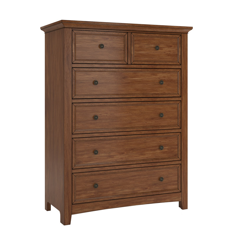 Kingery 42" W 5-Drawer Chest, Oak
