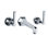 Mackintosh Lever Wall Mounted Bathroom Faucet