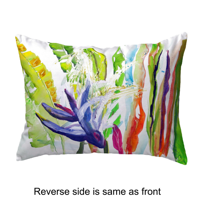  Housse et insert de coussin rectangulaire abstrait Abstract Bird Of Paradise