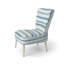 Chaise rembourrée Modern - Chaise d'appoint Calm Horizon Blue-1449210086