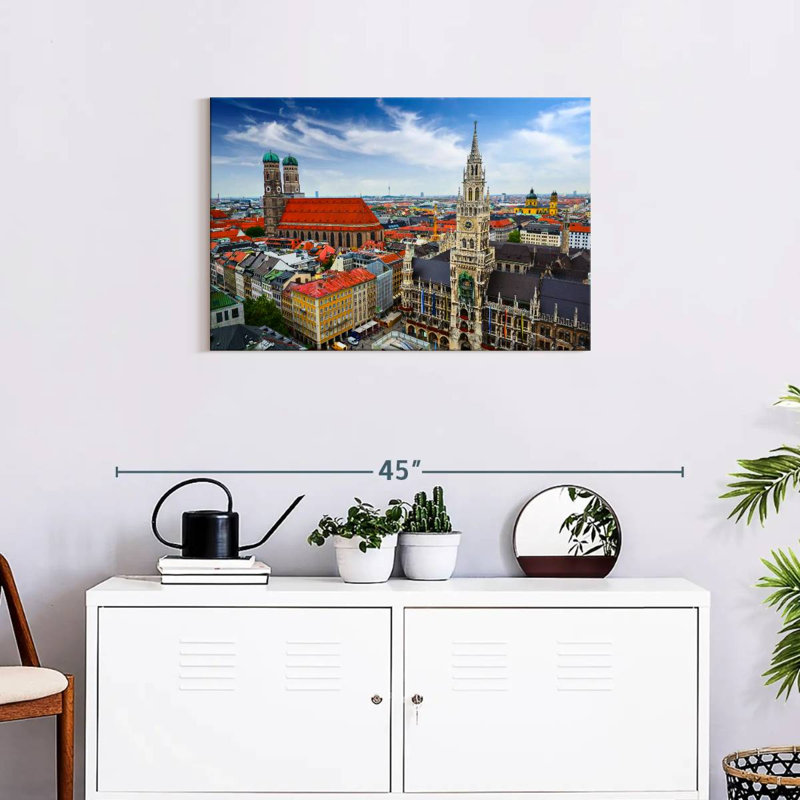 Rorry Munich Cityscape, 20" H x 30" W
