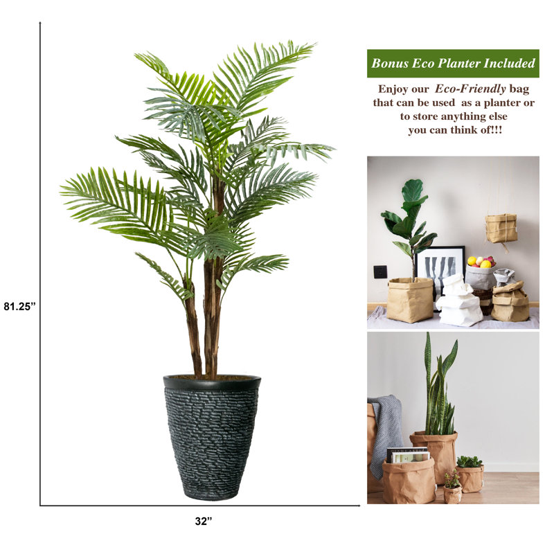Fougère artificielle en pot 91 po Panama