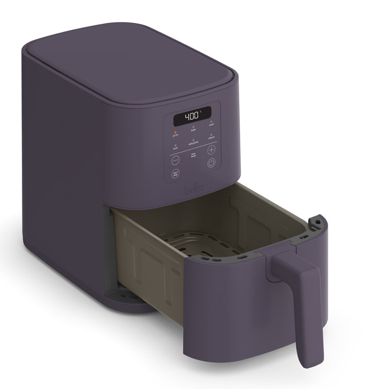 Bella Slim 4.0 QT Air Fryer, Plum