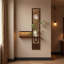 Art mural moderne chinois rétro avec jardinière - décor de couloir d'entrée-525270912