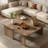 Modern Rectangle Coffee Table Set With Modular L-shape Design-1691930567
