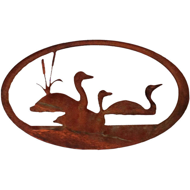 Art mural huard Dugout Creek Designs, Patine rouillée naturelle