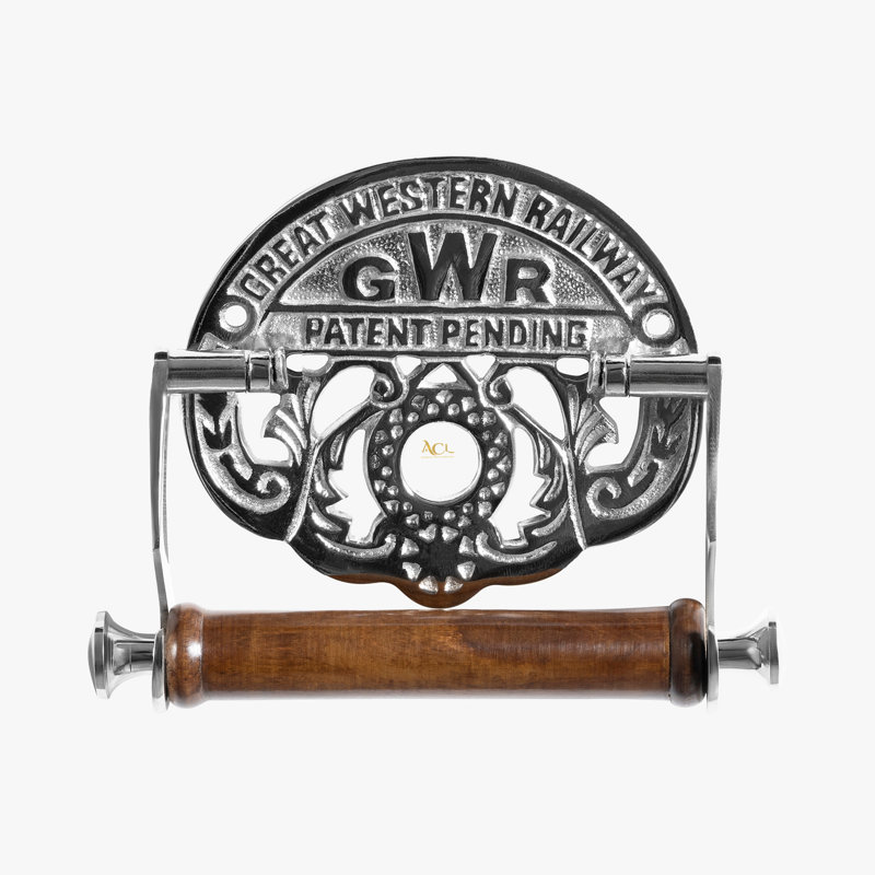Agner Wall Mounted Toilet Paper Holder, Chrome