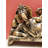 Brass Reclining Ganesha with Diya Oil Lamp, 14.5 in. Wide     Hindu Deity Statue for Home Altar & Meditation Room