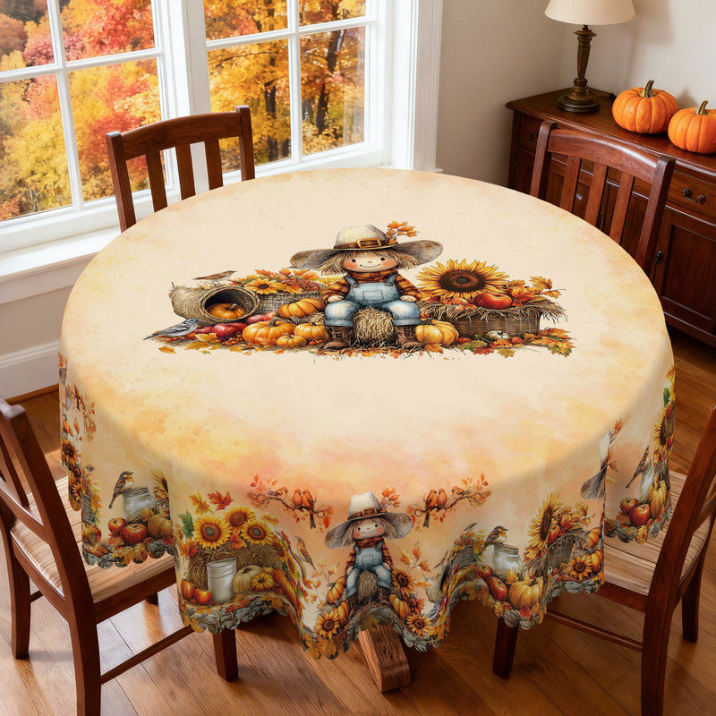 Nappe en polyester lavable Autumn Harvest