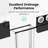 56"-60"W*58" H  Semi-Frameless Double Sliding Tub Door, Bypass Bathtub Shower, 1/4" (6Mm) Thick SGCC Tempered Glass Door,  Matte Black-119015891